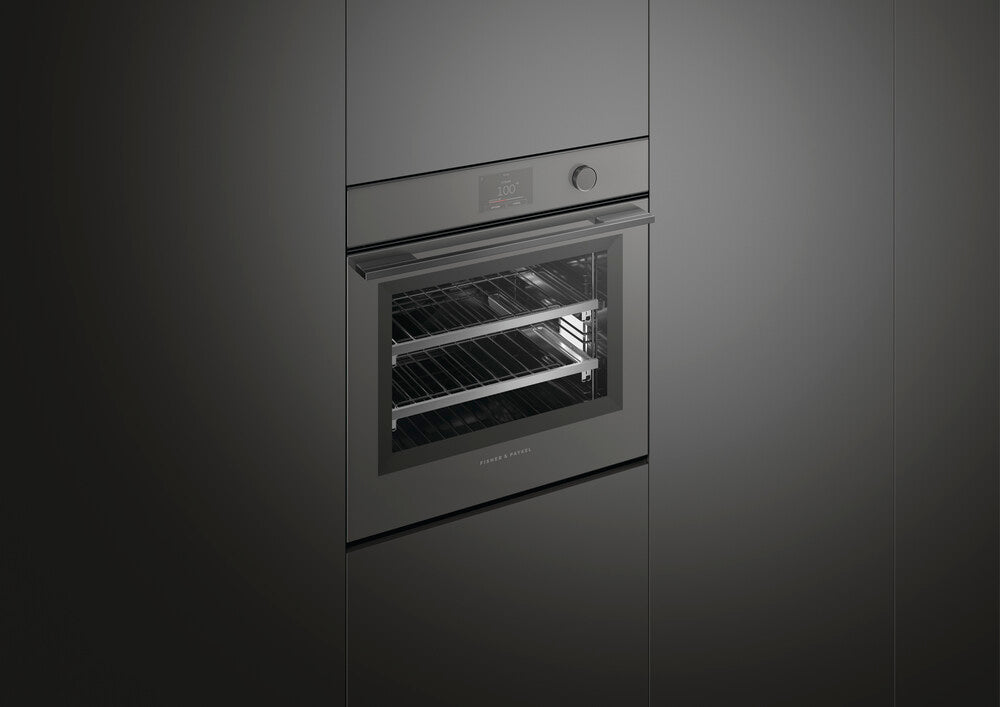 Fisher & Paykel OS60SMTDG1 60cm Series 11 Contemporary Combi-Steam Ovn Grå