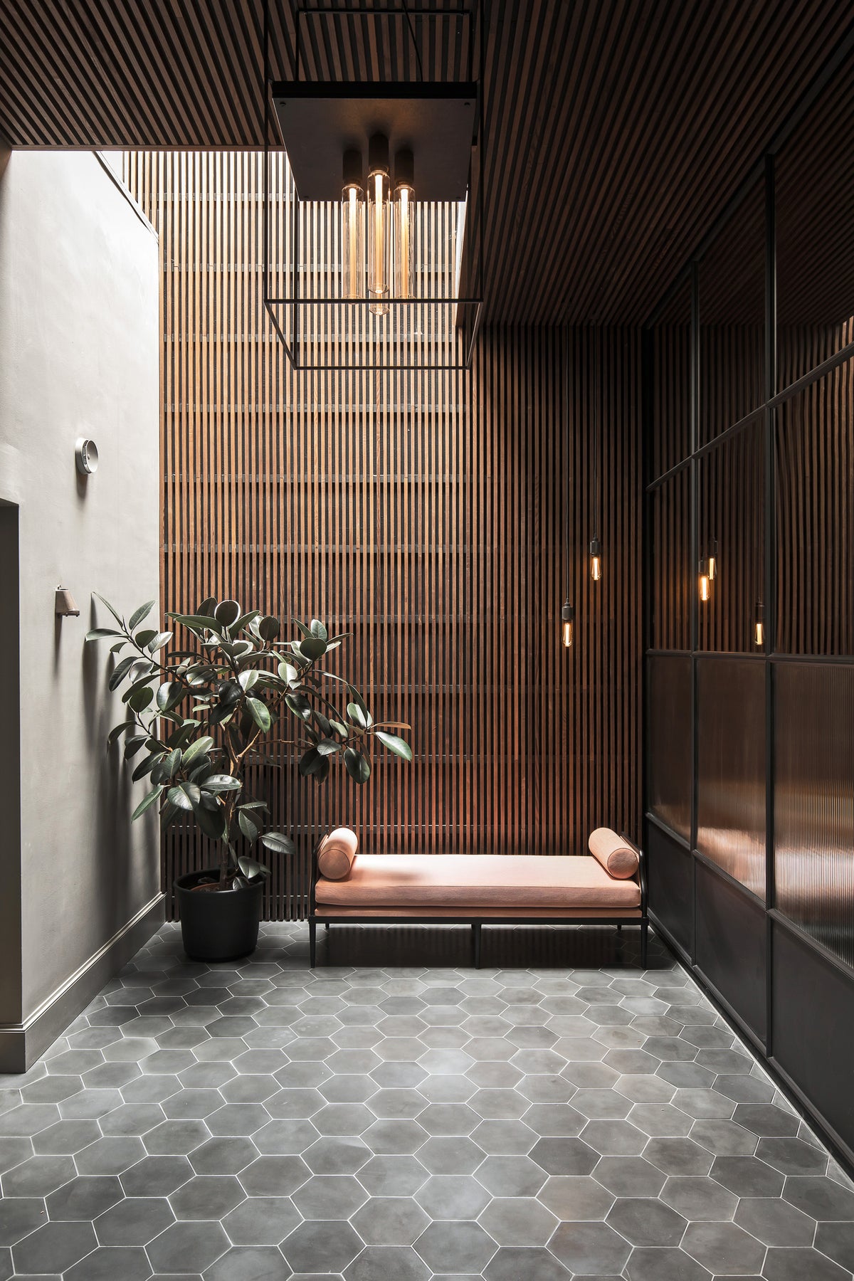 Caged Ceiling 4.0 loftlampe / sort marmor