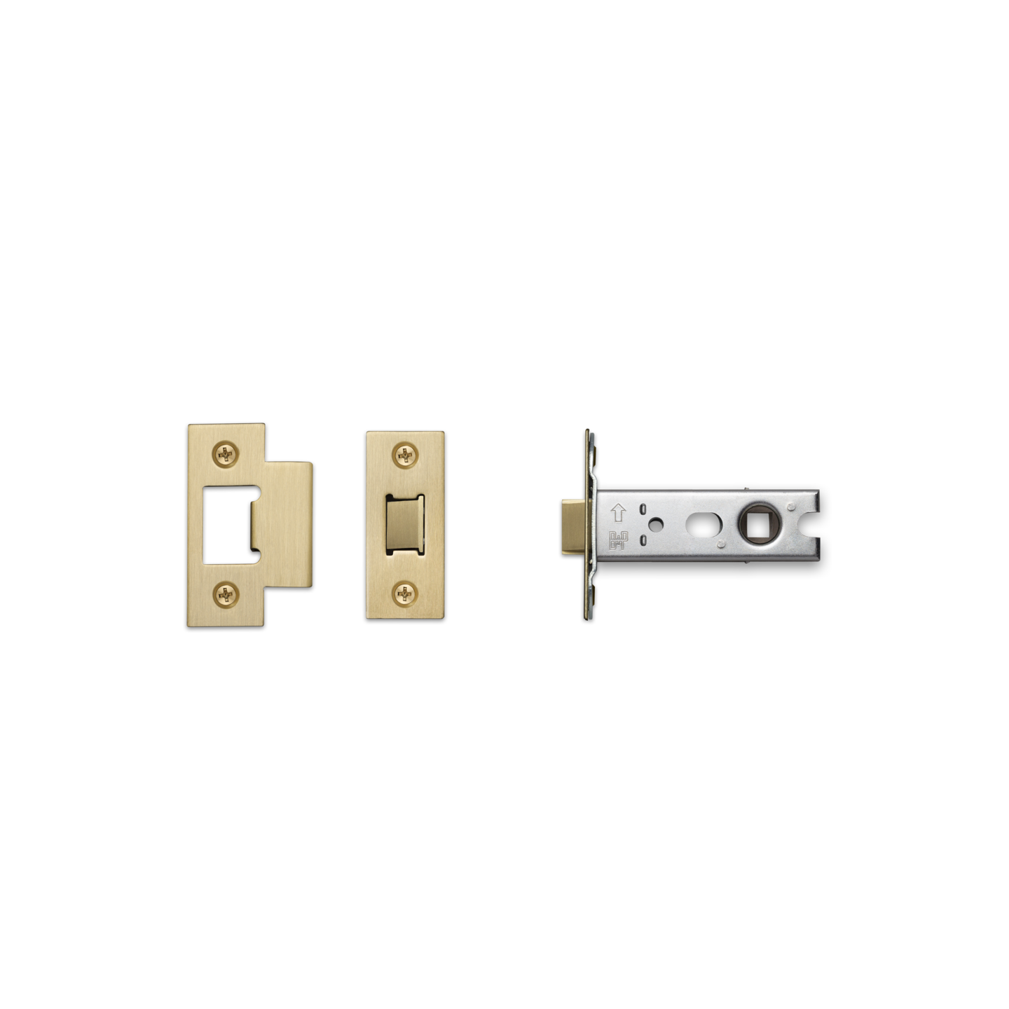 TUBELÅS / DØRHÅNDTAG / 57MM / MESSING