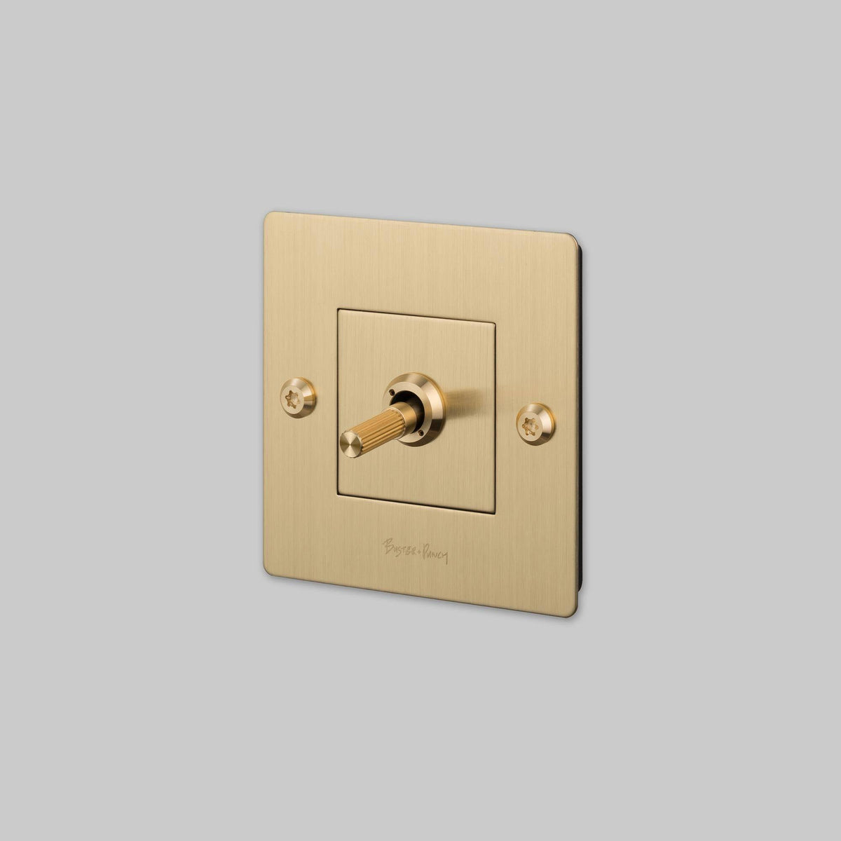 Buster + Punch 1G TOGGLE / LINEAR / WITH LOGO – BRASS