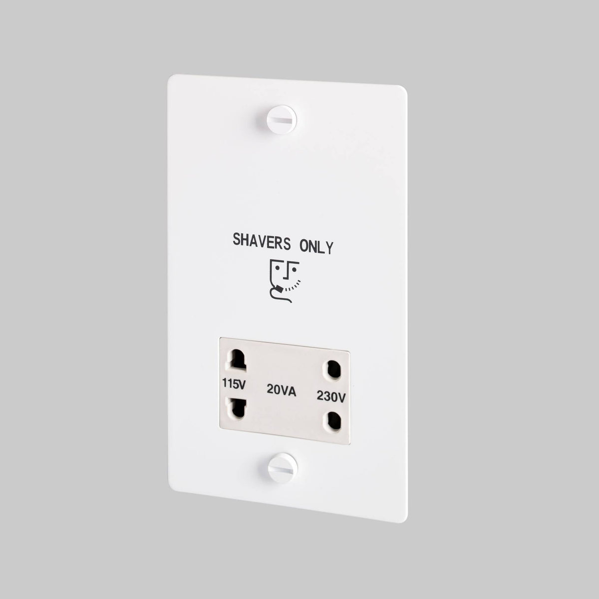 Buster + Punch shaver socket – White