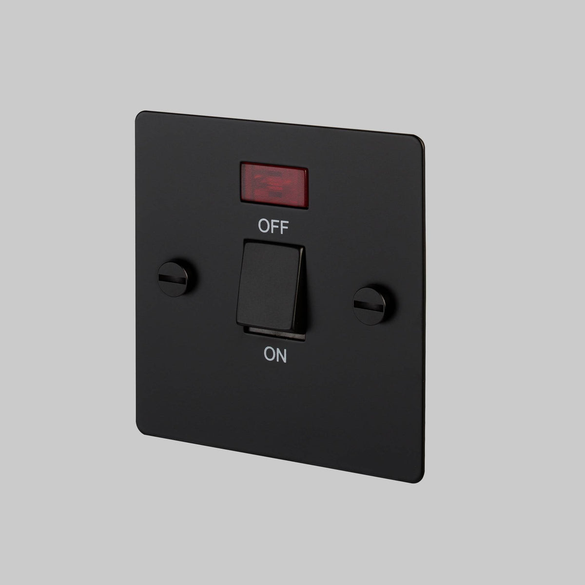 Buster + Punch 20a dp switch – Black