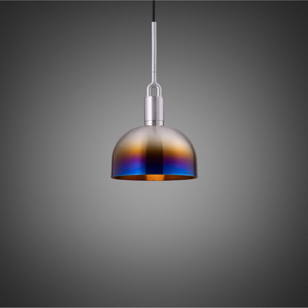 Buster + Punch Forked Pendant / Linear / Shade / Medium / Burnt Steel