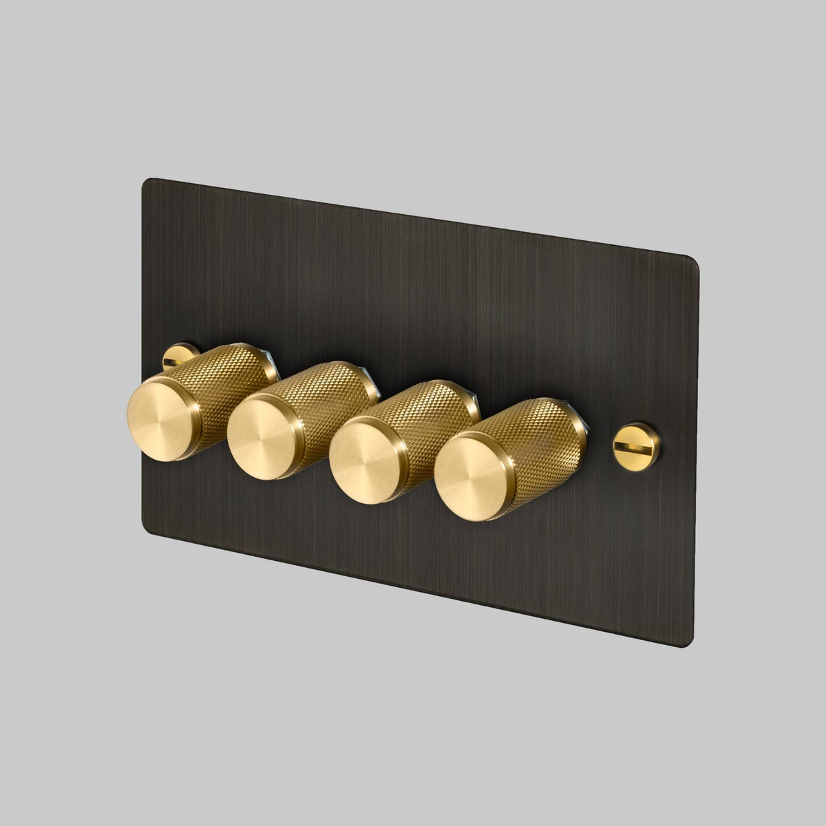 Buster + Punch 4G Cross dimmer – Smoked Bronze / Brass