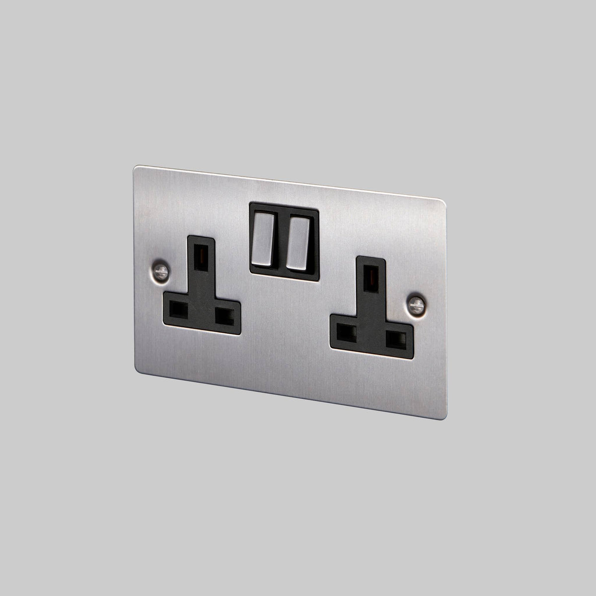 Buster + Punch 2g uk plug socket – Steel