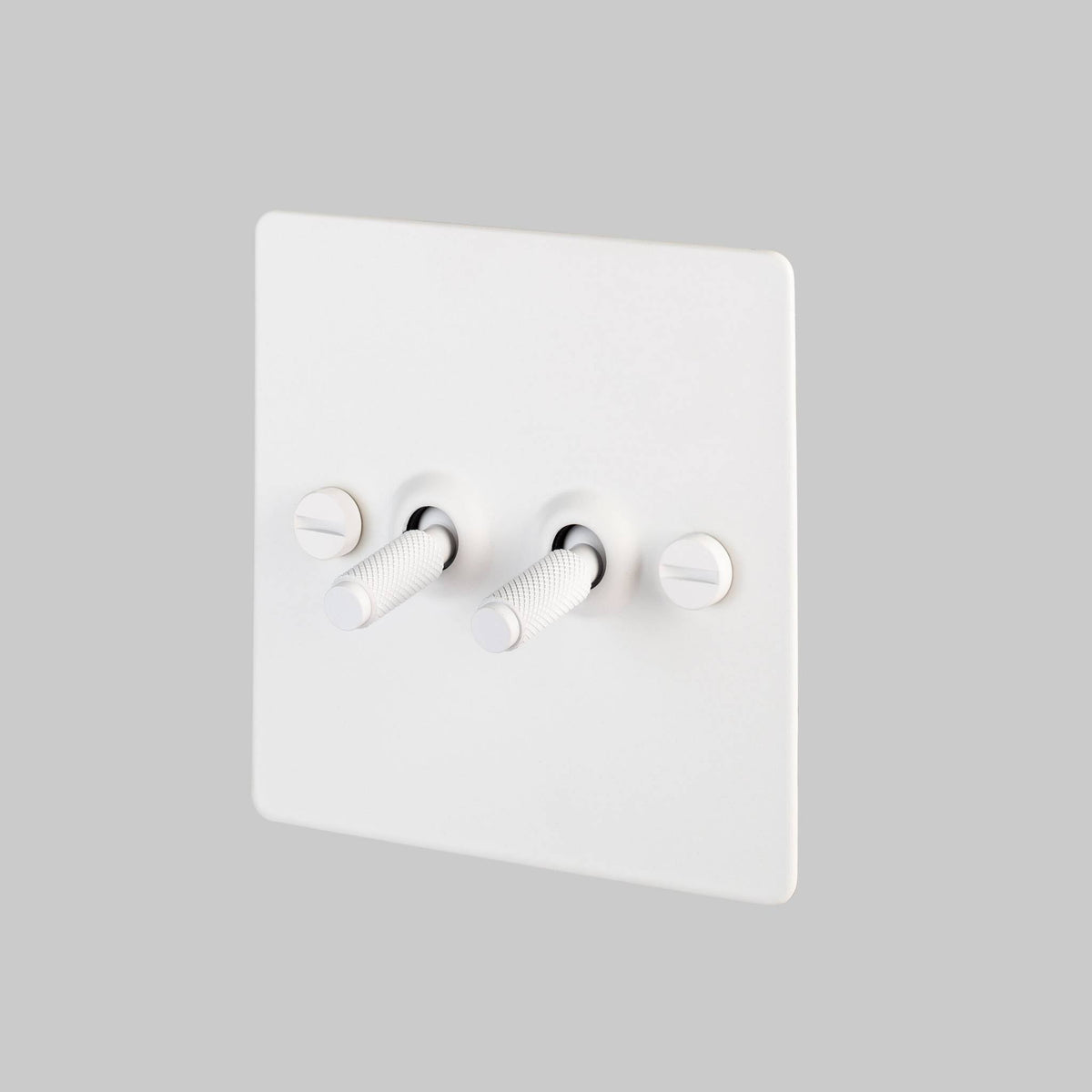 Buster + Punch 2G toggle switch / Cross / White / White