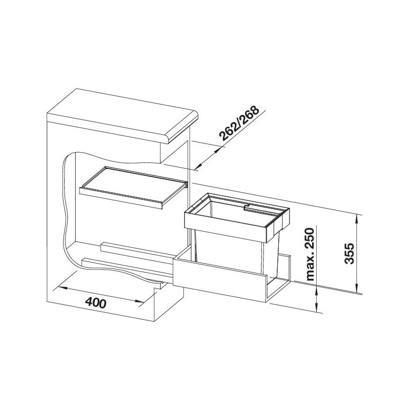 BLANCO FLEXON II 30 waste system