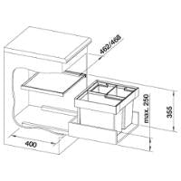 BLANCO FLEXON II 50 waste system