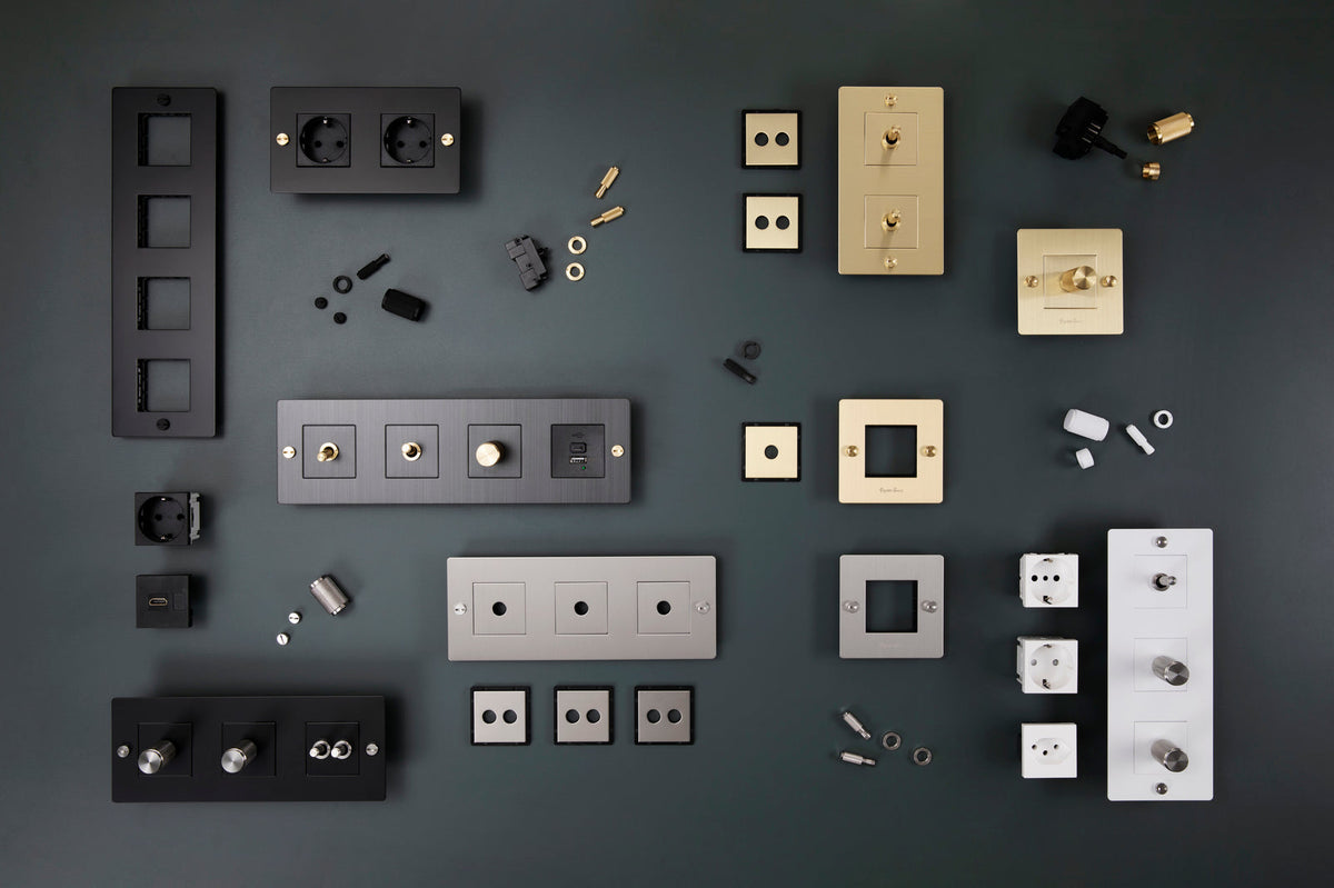 Buster + Punch Custom Electricity plates, modules and finishing details
