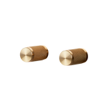 Furniture knob cross - brass
