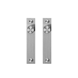Furniture knob plate cross - steel