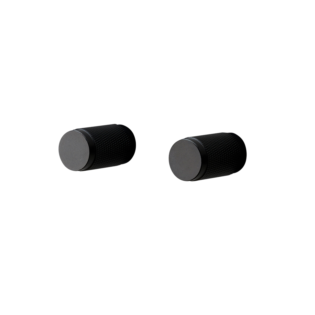 Furniture knob cross - black