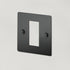 Buster + Punch Euro Plate / 1G / 25 mm / 1 module – Black