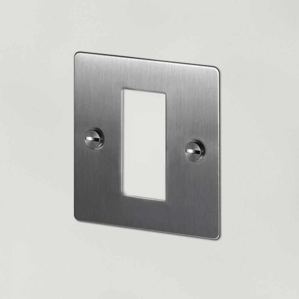 Buster + Punch Euro Plate / 1G / 25 mm / 1 module – Steel