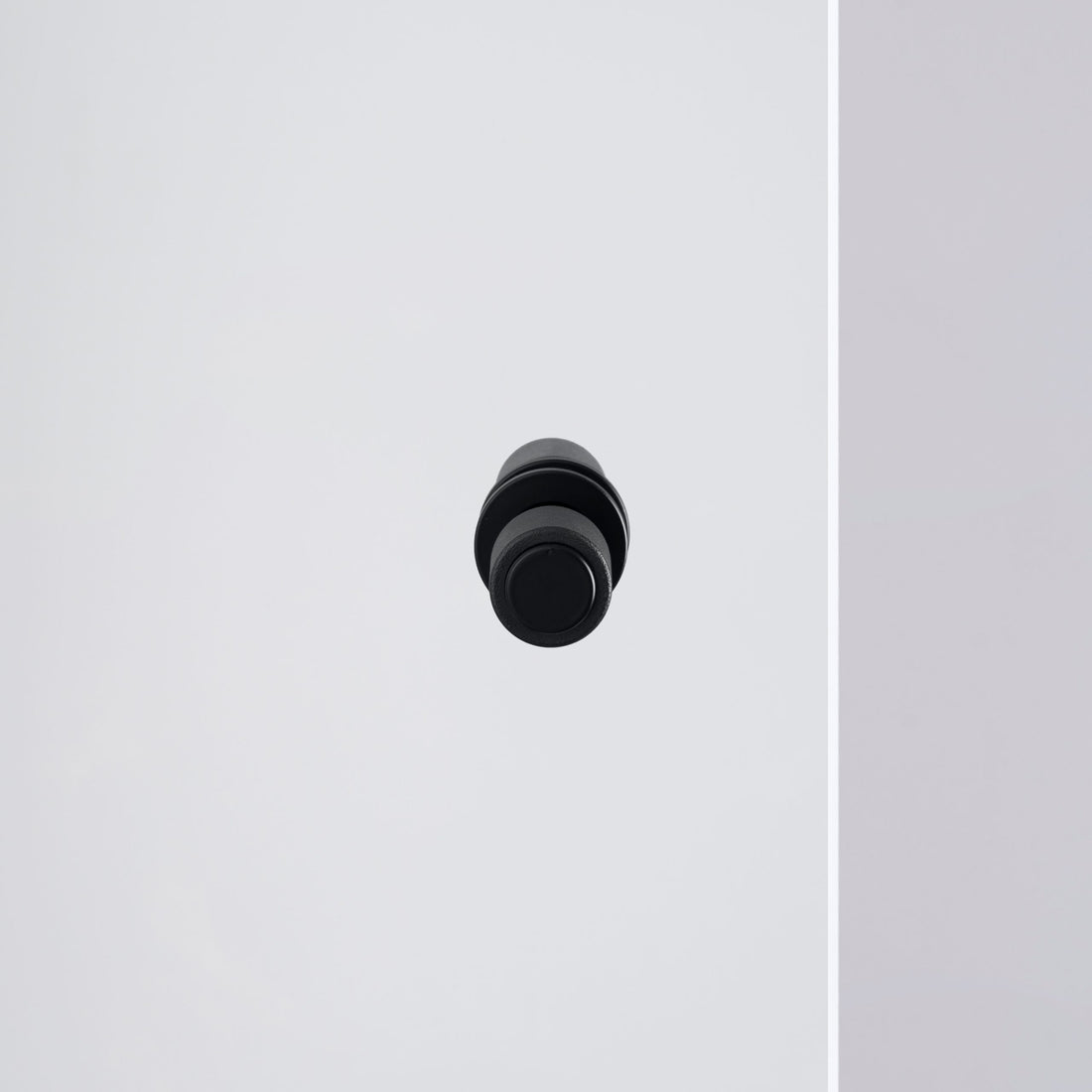 FURNITURE KNOB / DOUBLE-SIDED / CAST / WELDERS BLACK