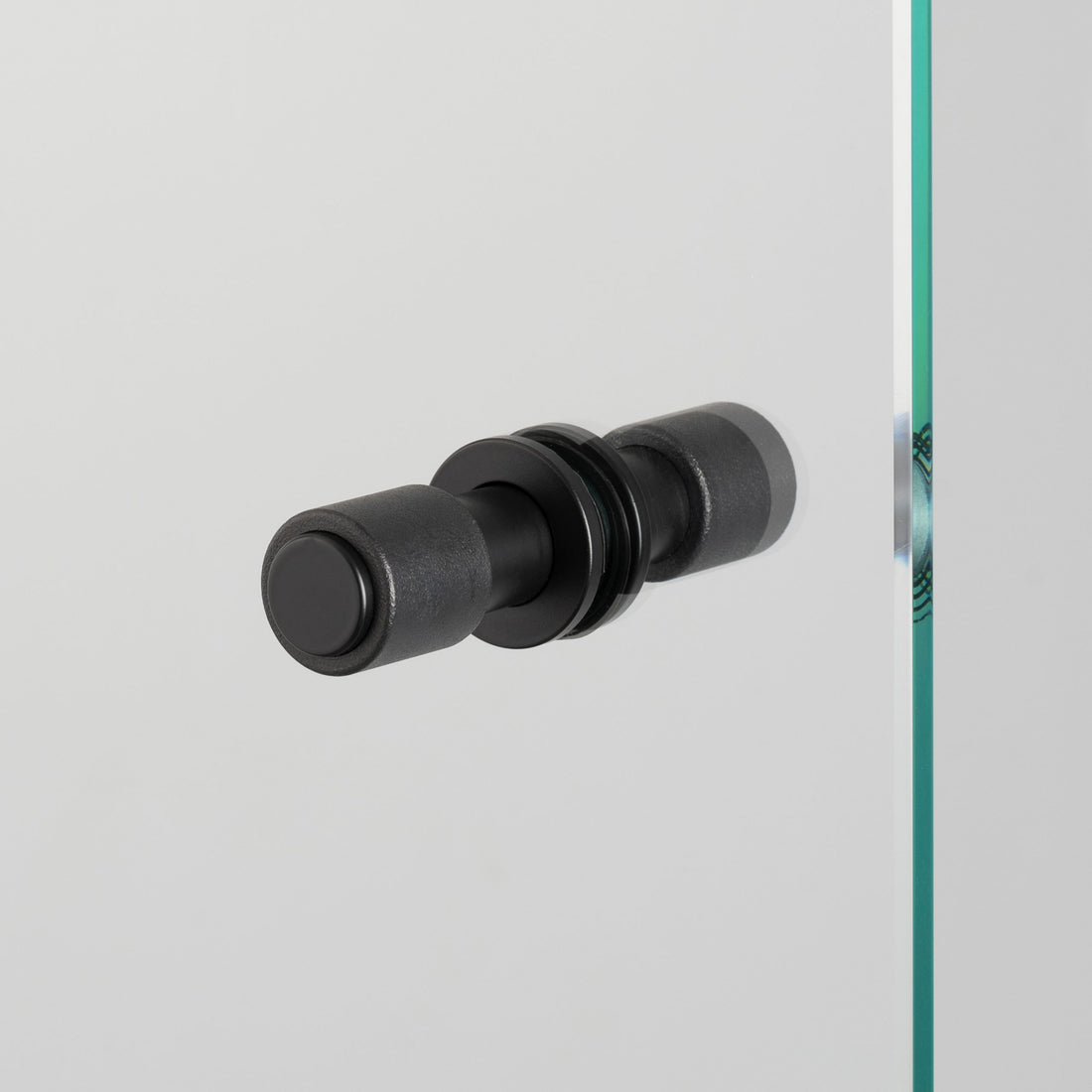 FURNITURE KNOB / DOUBLE-SIDED / CAST / WELDERS BLACK