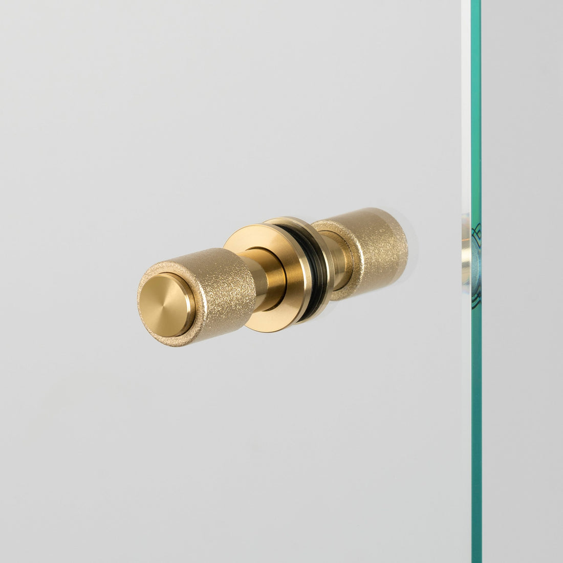 FURNITURE KNOB / DOUBLE-SIDED / CAST / BRASS