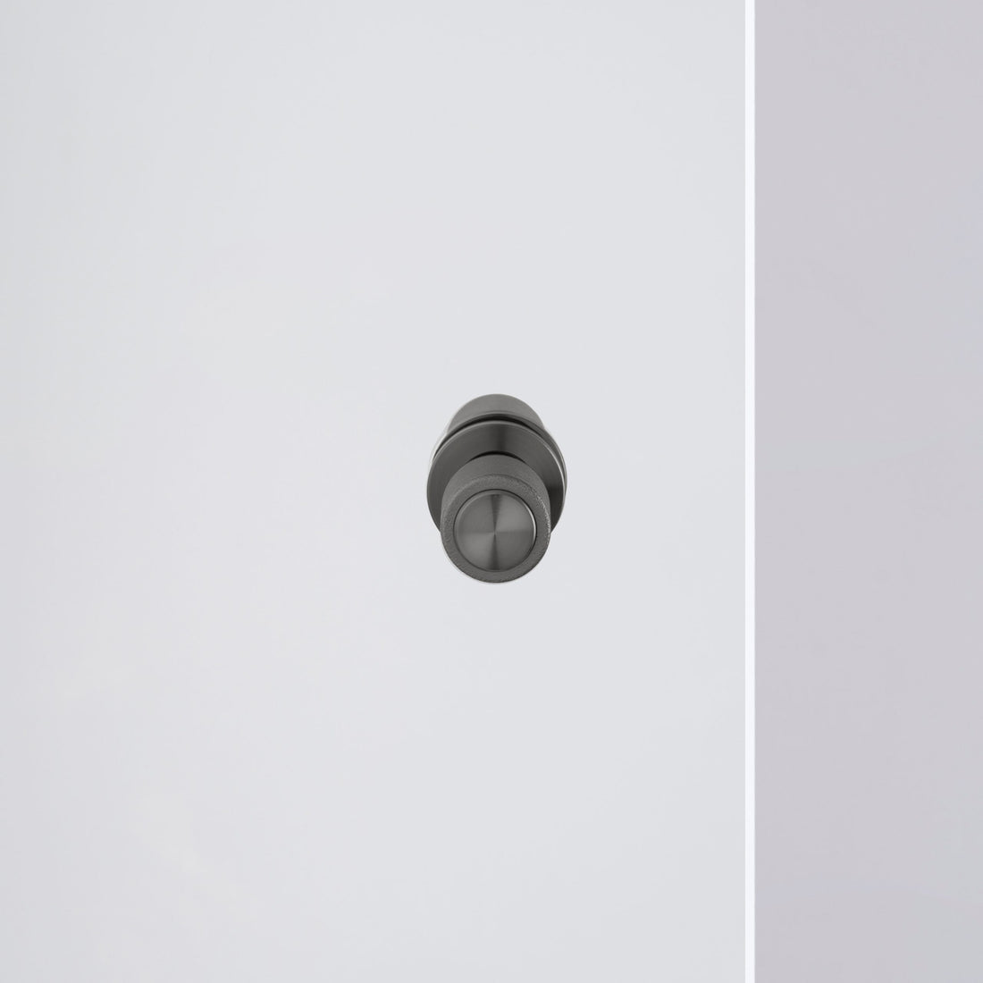 FURNITURE KNOB / DOUBLE-SIDED / CAST / GUN METAL