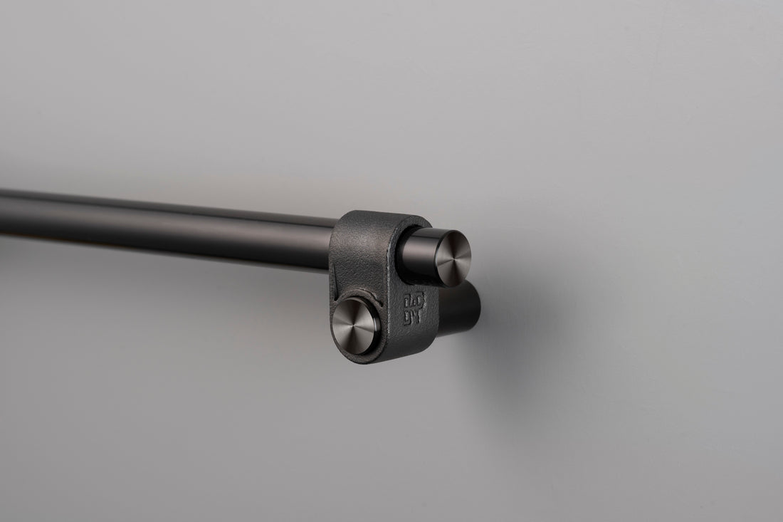 Buster &amp; Punch cast pull bar in Gun metal finish