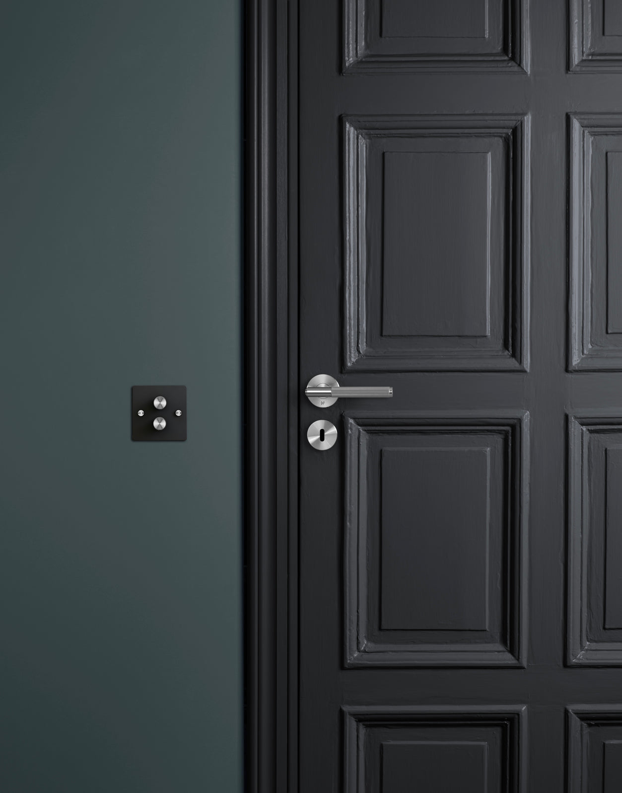 EURO CYLINDER KEY ESCUTCHEON / STEEL