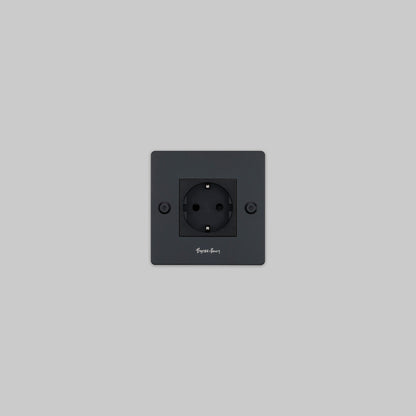 EU 1G SOCKET / SCHUKO TYPE F / CROSS