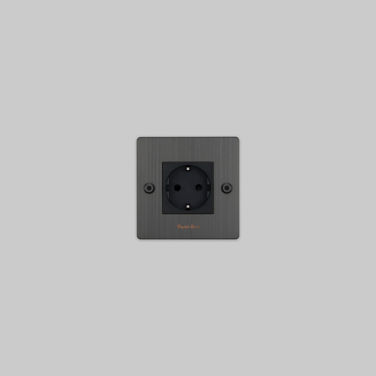 EU 1G SOCKET / SCHUKO TYPE F / CROSS