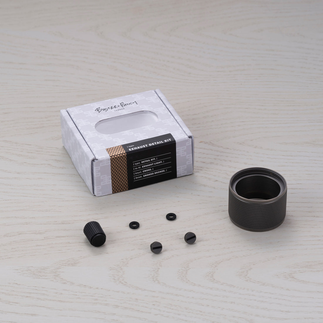 Buster & Punch Exhaust detail kit cross smoked røget bronze