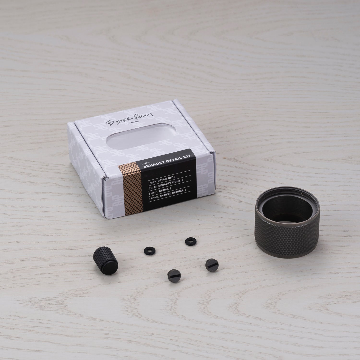 Buster &amp; Punch Exhaust detail kit cross smoked røget bronze