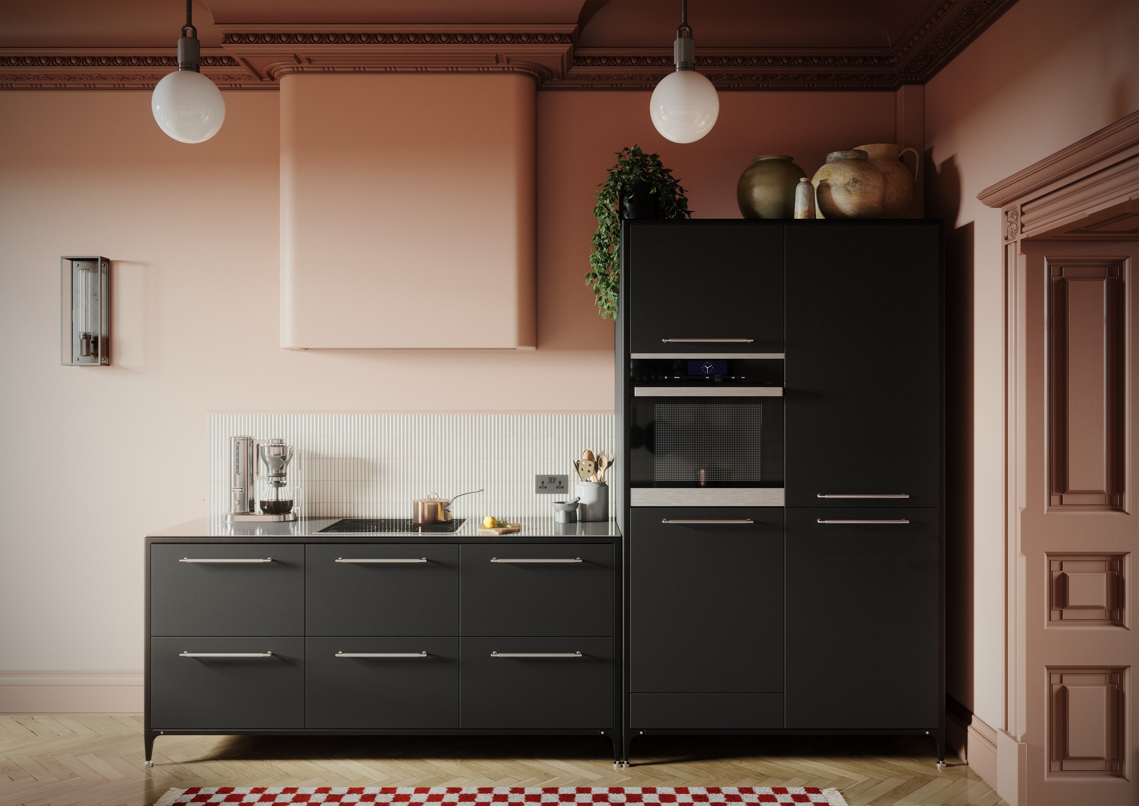 FORKED PENDEL / GLOBE / OPAL / GUN METAL