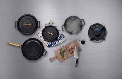 COKOTTE 28CM / 11,02 TOMMER / STAUB / SORT