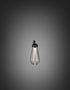 Buster bulb in crystal glass on a grey background