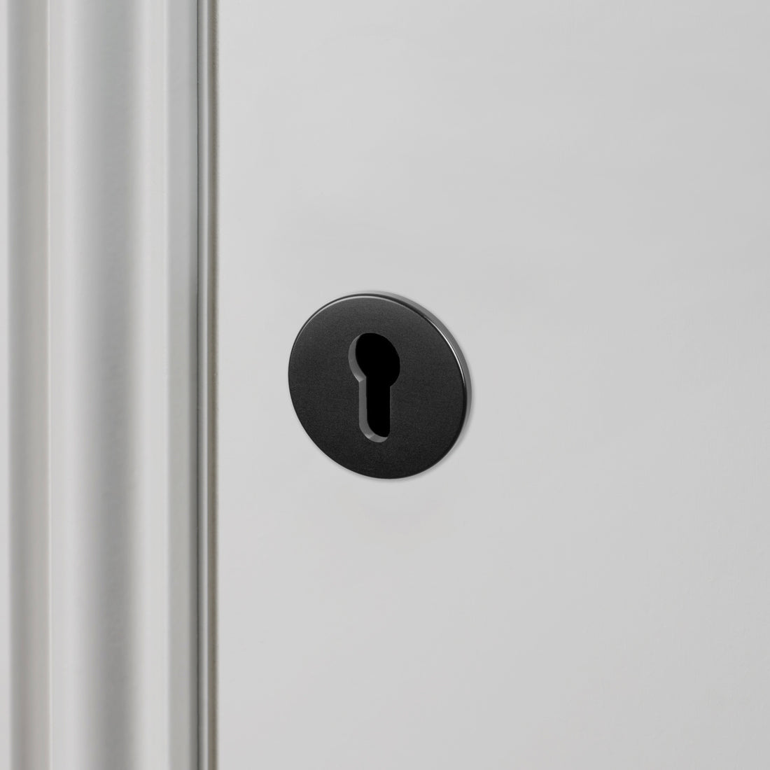 EURO CYLINDER NØGLEHUL / SORT