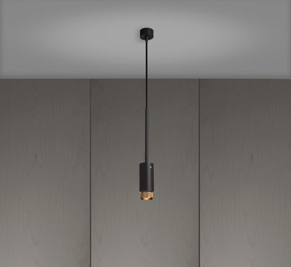 Buster &amp; Punch Exhaust pendant linear graphite brass messing