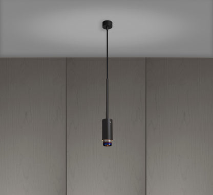 Buster &amp; Punch exhaust pendant linear graphite burnt steel