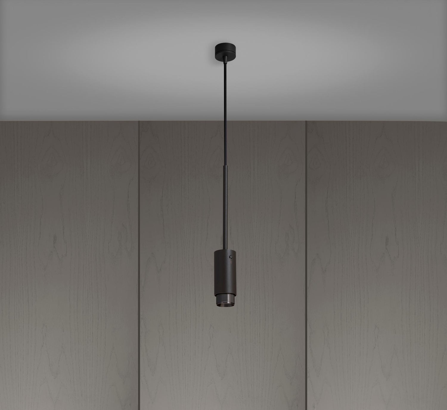 EXHAUST PENDANT / LINEAR  / GRAPHITE / GUN METAL