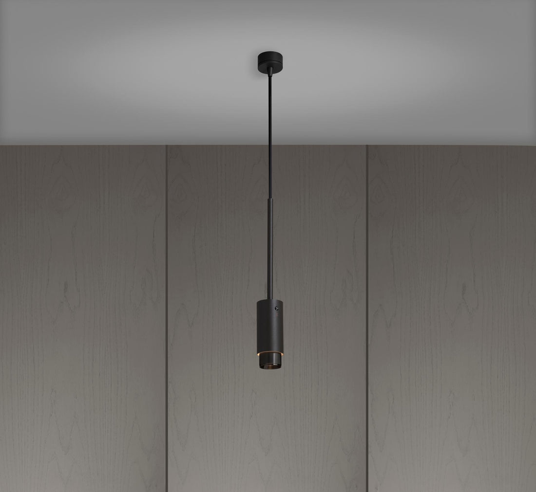 Buster & Punch Exhaust pendant linear graphite gun metal
