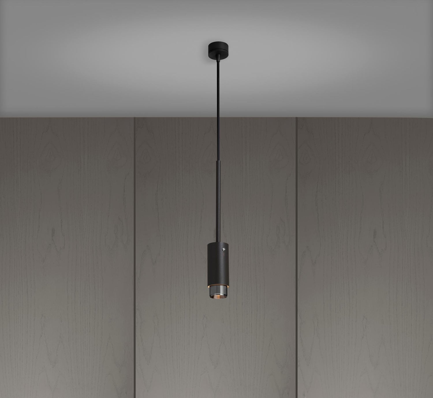 EXHAUST PENDANT / CROSS / GRAPHITE / STEEL
