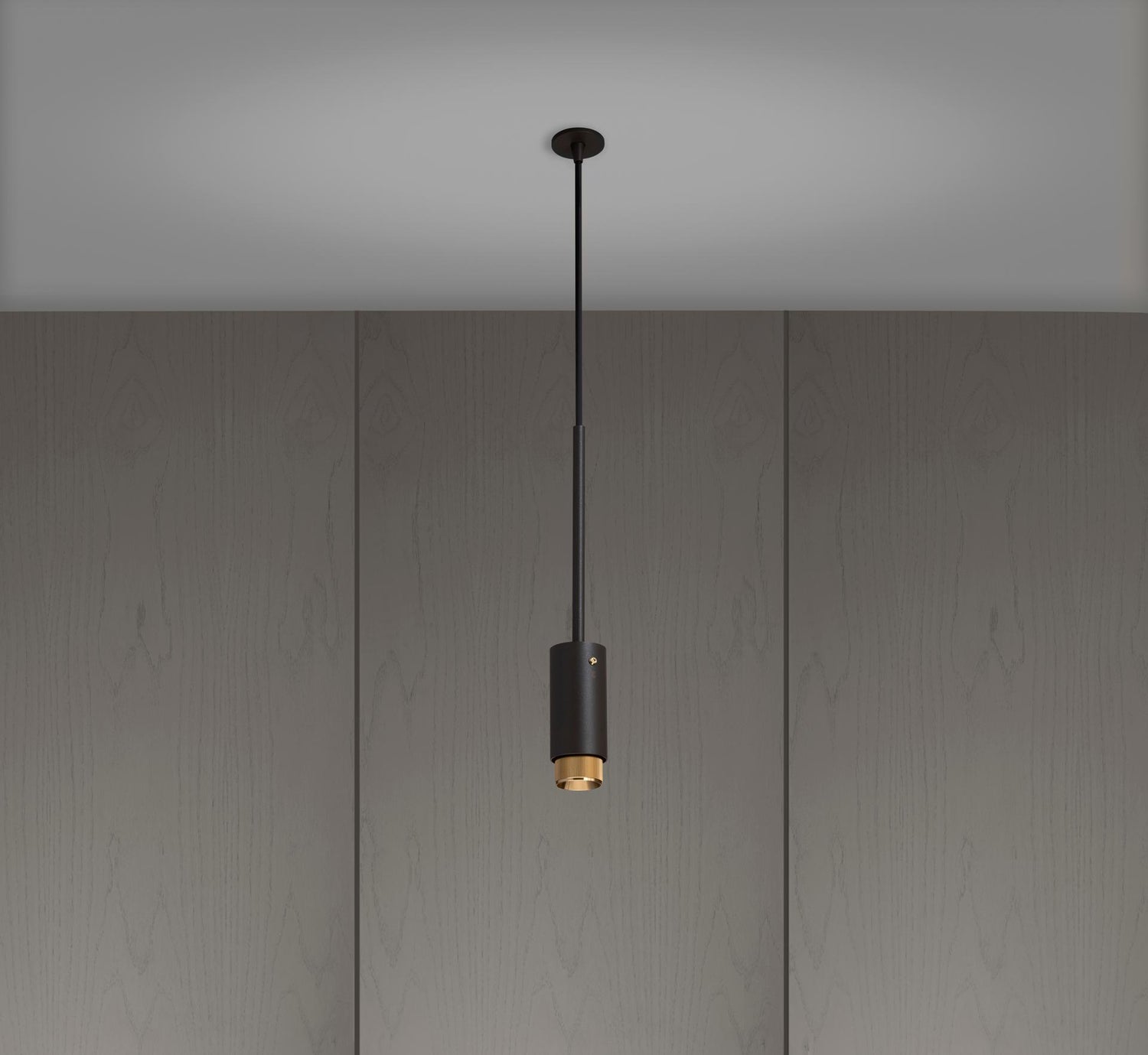 Buster &amp; Punch Exhaust pendant linear graphite brass messing