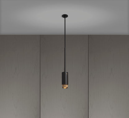 Buster &amp; Punch Exhaust pendant linear graphite brass messing