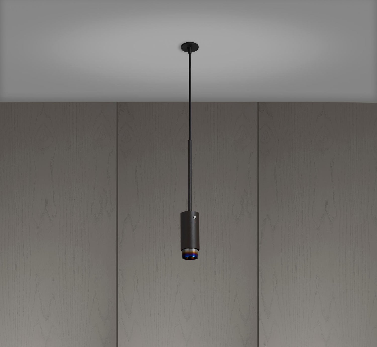 Buster &amp; Punch exhaust pendant linear graphite burnt steel
