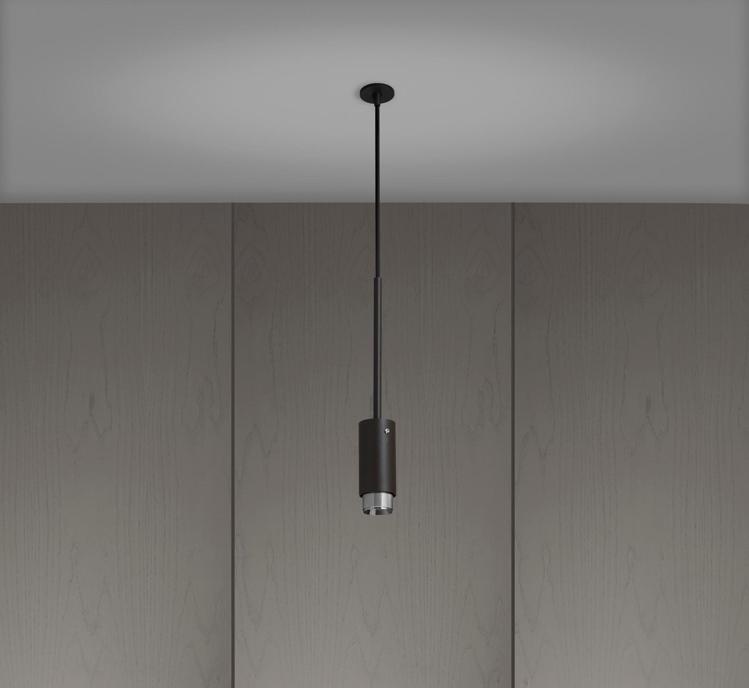 Buster &amp; Punch Exhaust linear pendant graphite steel