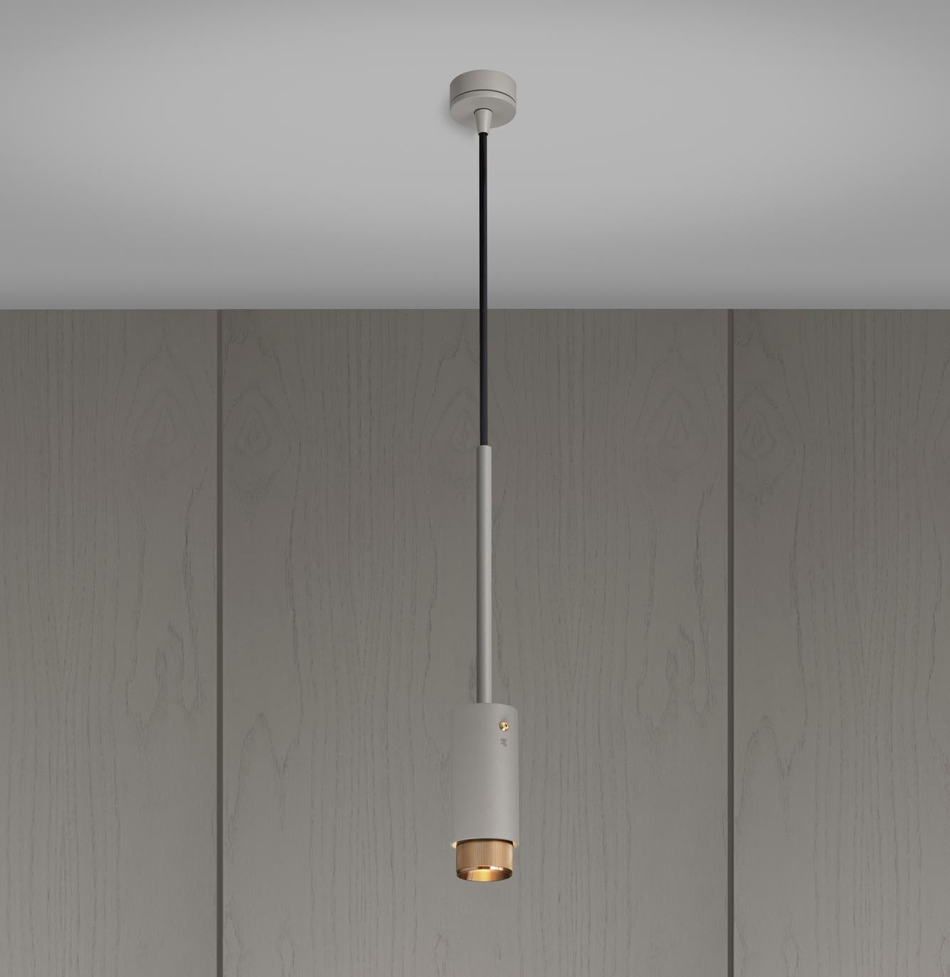 Buster &amp; Punch Exhaust pendant linear stone messing brass