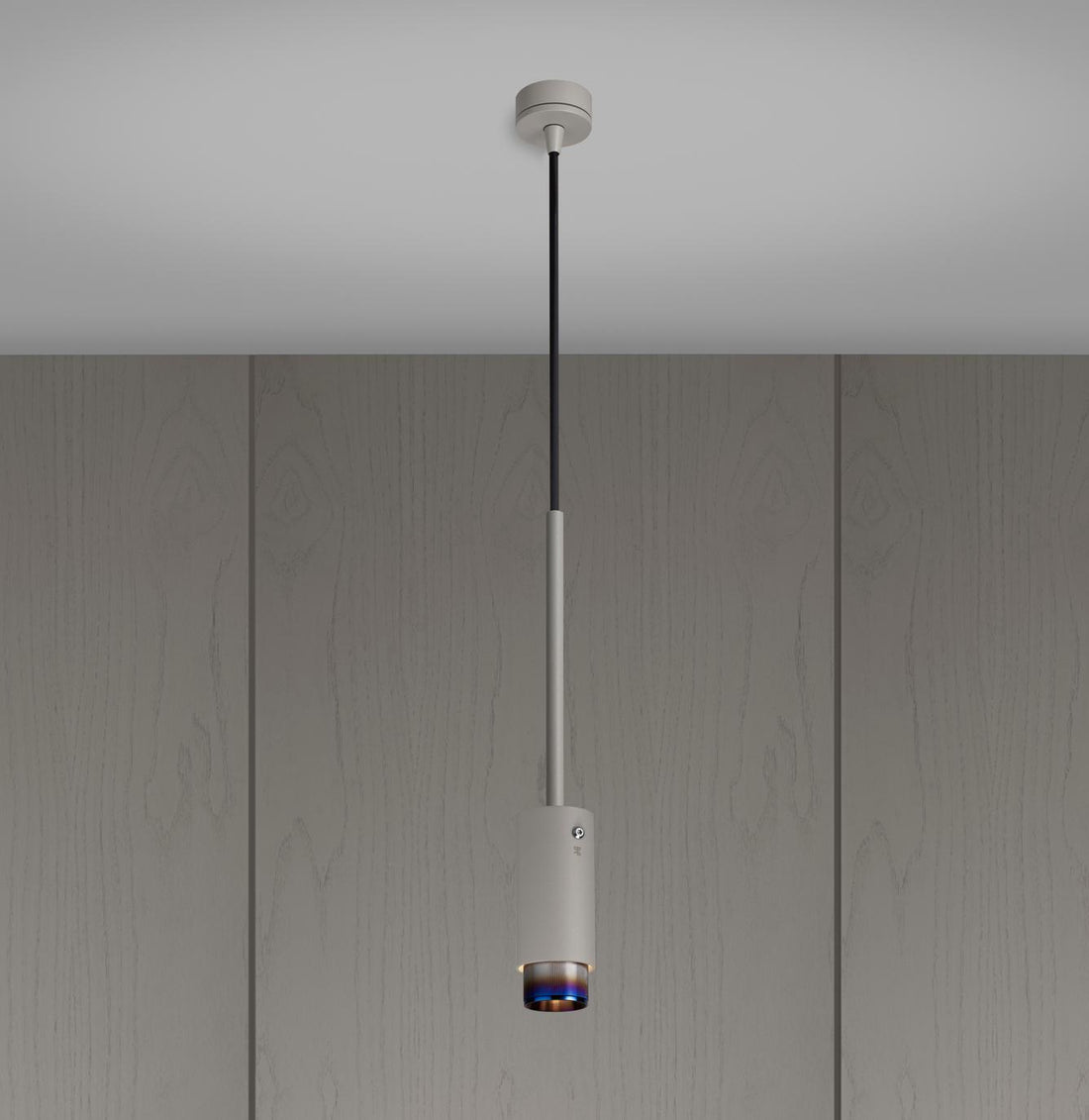 Buster & Punch Exhaust pendant linear stone burnt steel