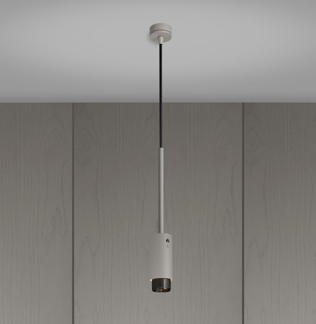 Buster & Punch Exhaust pendant linear stone gun metal