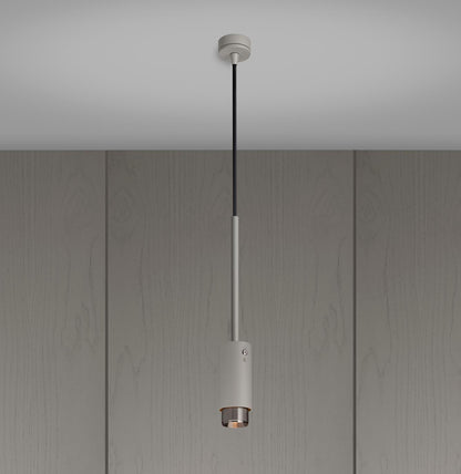 EXHAUST PENDANT / CROSS / STONE / STEEL