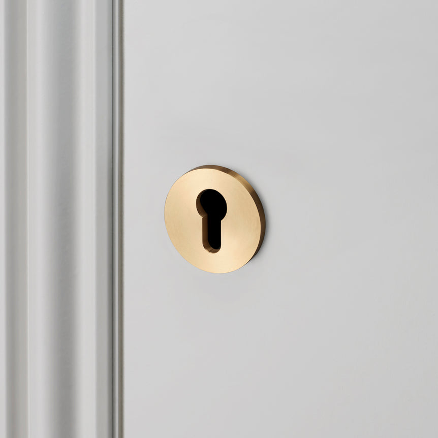 EURO CYLINDER NØGLEHUL / MESSING