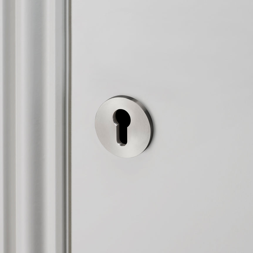 EURO CYLINDER KEY ESCUTCHEON / STEEL