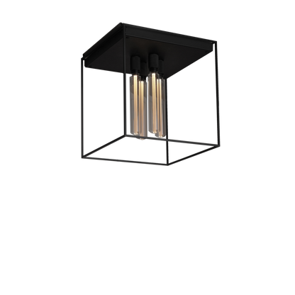 Caged Ceiling 4.0 loftlampe / sort marmor