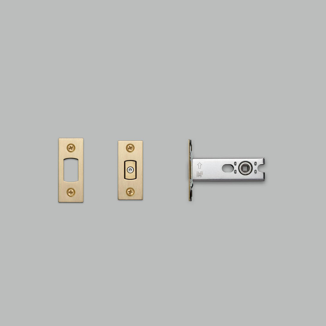 DEADBOLT LATCH / VRIDELÅS / 57MM / MESSING