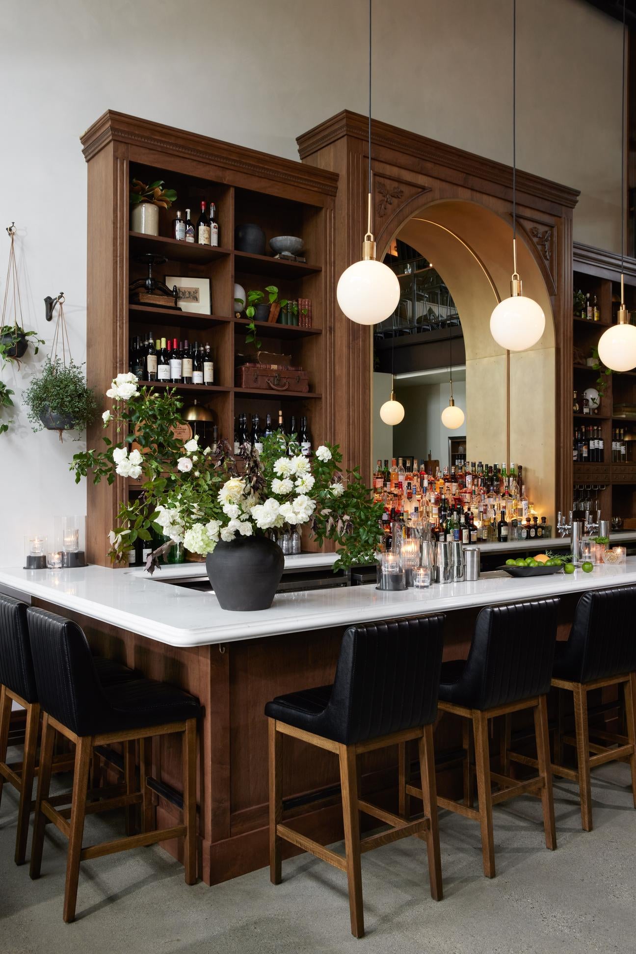 FORKED PENDEL / GLOBE / OPAL / MESSING